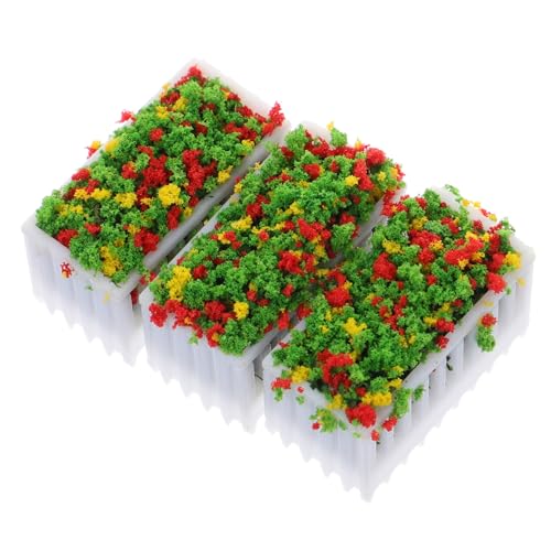 Parliky 3 Stück Teiliges Puppenhaus Miniatur Pflanzen Realistische Weiße Blumenbeete Modell Lebensechte Mikro Landschaftsdekoration für Puppenhaus Balkon Garten Parliky 3 Stück Teiliges Puppenhaus Miniatur Pflanzen Realistische Weiße Blumenbeete Modell Lebensechte Mikro Landschaftsdekoration für Puppenhaus Balkon Garten von Parliky