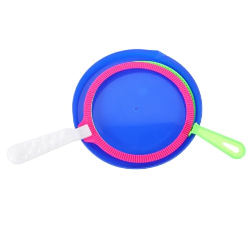 Parliky 3 Stück Teiliges Seifenblasen Set Bubble Maker mit Großem Blasring Bunte Blasstäbe für Outdoor Spielplatz Strand Lustiges Blasenspielzeug für Jungen und Mädchen Zufällige Farbe von Parliky
