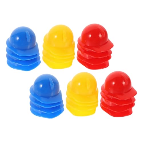 Parliky 30 Stück Teiliges Miniatur bauhelm Dekorative Puppen sicherheitshelme in Rot Blau Gelb Vielseitig für Partydekoration Outdoor aktivitäten und Haustier Accessoires Parliky 30 Stück Teiliges Miniatur bauhelm Dekorative Puppen sicherheitshelme in Rot Blau Gelb Vielseitig für Partydekoration Outdoor aktivitäten und Haustier Accessoires von Parliky
