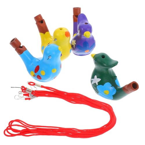 Parliky 4 Stück Keramik Vogelpfeifen mit Lebensechtem Design Bunte aus Robustem Sicherem Keramikmaterial als Musikalisches und Sammlerstücke für Erwachsene Parliky 4 Stück Keramik Vogelpfeifen mit Lebensechtem Design Bunte aus Robustem Sicherem Keramikmaterial als Musikalisches und Sammlerstücke für Erwachsene von Parliky