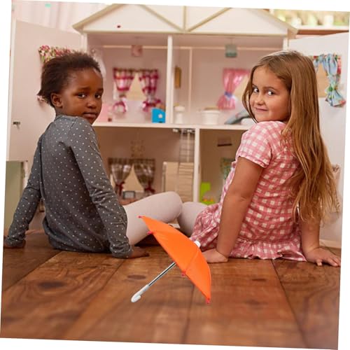 Parliky 4 Stück Mini Puppen regenschirme zum Zuschieben Puppen zubehör Gelb und Orange Realistische Miniatur deko für Puppenhaus und Reise Parliky 4 Stück Mini Puppen regenschirme zum Zuschieben Puppen zubehör Gelb und Orange Realistische Miniatur deko für Puppenhaus und Reise von Parliky