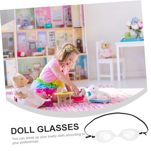 Parliky 4 Stück Mini Schwimmbrillen für Puppen Weiße DIY Brillenaccessoires Vielseitig Einsetzbar für Puppendekoration Bastelprojekte und Kostümzubehör Parliky 4 Stück Mini Schwimmbrillen für Puppen Weiße DIY Brillenaccessoires Vielseitig Einsetzbar für Puppendekoration Bastelprojekte und Kostümzubehör von Parliky