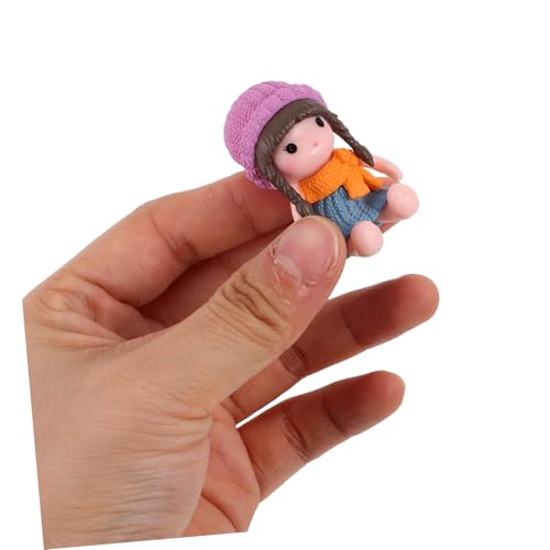 Parliky 4 Stück Miniatur Kaffeetassen Resin Puppenhaus Dekoration Mini Food Modell Realistische Puppenzubehör für Sammeln und Vielseitige Szenen Gestaltung von Parliky