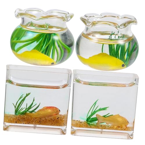 Parliky 4 Stück Puppenhaus Deko Lebensechte Mini Fischschalen aus Vielseitige Miniatur Landschaftsdekoration Zufällige Farbe Zufällige Farbe Parliky 4 Stück Puppenhaus Deko Lebensechte Mini Fischschalen aus Vielseitige Miniatur Landschaftsdekoration Zufällige Farbe Zufällige Farbe von Parliky
