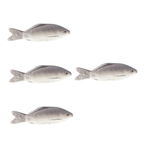 Parliky 4 Stück Realistische Simulation Fisch Ornament Teiliges PU Modell Fein Gearbeitetes Dekorationsspielzeug für Kinderzimmer Sicherer Kunstfisch als Tischdeko und Lernspielzeug Parliky 4 Stück Realistische Simulation Fisch Ornament Teiliges PU Modell Fein Gearbeitetes Dekorationsspielzeug für Kinderzimmer Sicherer Kunstfisch als Tischdeko und Lernspielzeug von Parliky