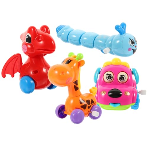 Parliky 4 Stück Teiliges Aufziehspielzeug Bunte Cartoon Tiere Kindersicher mit Runden Kanten Batteriefrei als Geschenk für Jungen und Mädchen Fördert Aufmerksamkeit und Zufällige Farbe Parliky 4 Stück Teiliges Aufziehspielzeug Bunte Cartoon Tiere Kindersicher mit Runden Kanten Batteriefrei als Geschenk für Jungen und Mädchen Fördert Aufmerksamkeit und Zufällige Farbe von Parliky