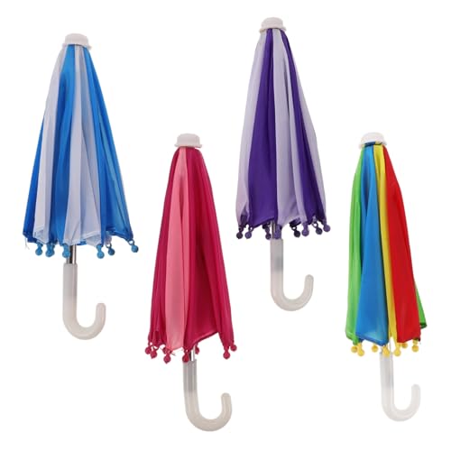 Parliky 4 Stück Teiliges Mini Regenschirm für Puppenhaus Bunte Puppenaccessoires Realistische Kleine Schirmdekoration Stilvoll und Detailreich für Puppenspiel und Minihausgestaltung Parliky 4 Stück Teiliges Mini Regenschirm für Puppenhaus Bunte Puppenaccessoires Realistische Kleine Schirmdekoration Stilvoll und Detailreich für Puppenspiel und Minihausgestaltung von Parliky