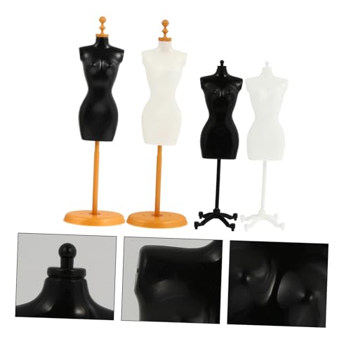 Parliky 4 Stück Teiliges Miniatur Puppenkleider Display Rack aus Kunststoff Stabiler Mannequin Ständer für Puppenhaus Zubehör für Puppenkleidung und Dekoration Vielseitig Einsetzbar Parliky 4 Stück Teiliges Miniatur Puppenkleider Display Rack aus Kunststoff Stabiler Mannequin Ständer für Puppenhaus Zubehör für Puppenkleidung und Dekoration Vielseitig Einsetzbar von Parliky