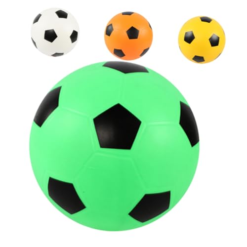 Parliky 4 Stück Teiliges Soft Soccer Ball Bouncy Outdoor Fußball rutschfest mit Starkem Rückprall Vielseitig für Sport und Spiel Fördert Teamwork und Gleichgewicht von Parliky