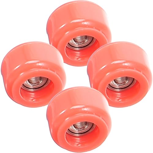 Parliky 4 Stück Teiliges Tragbare Finger Skateboard Räder mit Hochgeschwindigkeits kugellagern Leichtes Fingerspielzeug für Fingerfertigkeitstraining und Stressabbau Geeignet für von Parliky