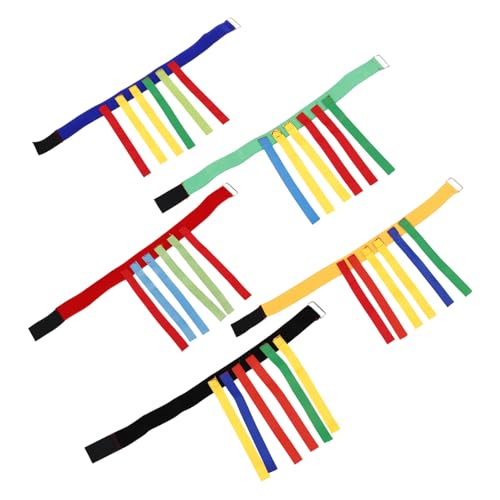 Parliky 5 Sätze Teiliges Reaktions trainingsset Pull Tail für Buntes Outdoor gartenspiel Fördert Hand Auge koordination Team Sport und Soziale Fähigkeiten für Kindergarten und von Parliky