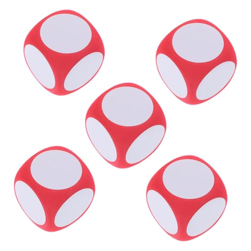 Parliky 5 Stück Große Leichte Wiederbeschreibbare Schaumstoff Würfel Teiliges DIY Vielseitig für Spiele Party und Unterricht Kompakt und Stabil für Einfache Handhabung von Parliky