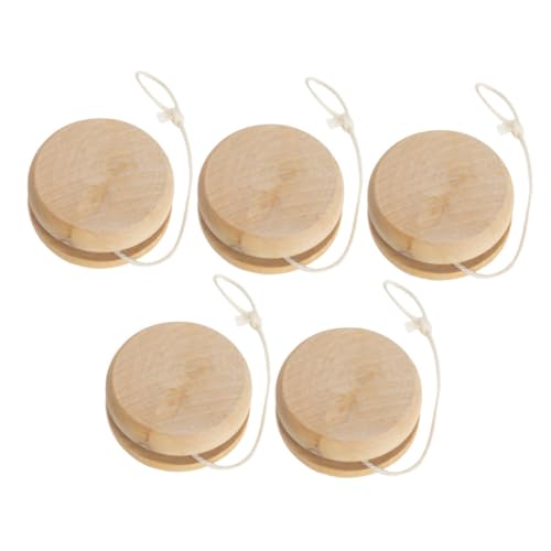 Parliky 5 Stück Holz Yo Yo Robustes Kinderspielzeug zur Frühförderung Unisex DIY Holzspielzeug mit Crack Muster Langlebig oder Outdoorspielzeug Parliky 5 Stück Holz Yo Yo Robustes Kinderspielzeug zur Frühförderung Unisex DIY Holzspielzeug mit Crack Muster Langlebig oder Outdoorspielzeug von Parliky