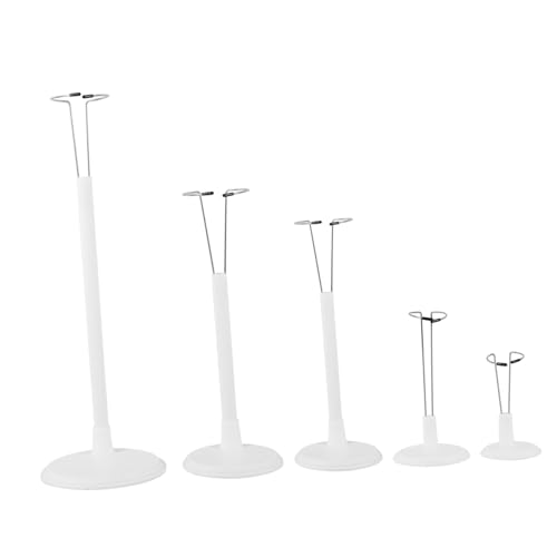 Parliky 5 Stück Verstellbare Puppenständer Weiß Höhenverstellbar Robuste Figurenhalter Für Puppen Display und Sammlungen Dekorativer Ständer Zubehör Parliky 5 Stück Verstellbare Puppenständer Weiß Höhenverstellbar Robuste Figurenhalter Für Puppen Display und Sammlungen Dekorativer Ständer Zubehör von Parliky