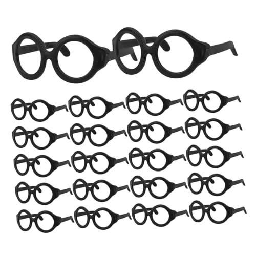 Parliky 50 Stück Miniatur Puppenbrillen Kunststoff Runde Rahmen Schwarz DIY Eyewear Accessoires für Puppenkostüme und Dress up Brillenrequisiten für Puppen Langlebig und Modisch Parliky 50 Stück Miniatur Puppenbrillen Kunststoff Runde Rahmen Schwarz DIY Eyewear Accessoires für Puppenkostüme und Dress up Brillenrequisiten für Puppen Langlebig und Modisch von Parliky