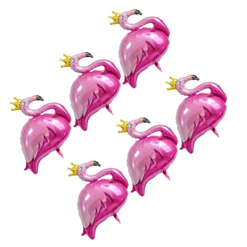 Parliky 6 Stück Teiliges Aluminiumfolien mit Flamingo und Kronenmotiven Tropische Partydeko für Hawaii Motto Langlebig und Luftdicht für Geburtstagsfeiern Bars und Clubs Parliky 6 Stück Teiliges Aluminiumfolien mit Flamingo und Kronenmotiven Tropische Partydeko für Hawaii Motto Langlebig und Luftdicht für Geburtstagsfeiern Bars und Clubs von Parliky
