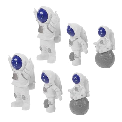 Parliky 6 Stück Teiliges Astronaut Tortendeko aus Harz Farbenfrohe Weltraum Figuren für Jungen Party Detailreiche Mini Raumfahrer Deko Wiederverwendbare Desktop Ornamente für Geburtstag Parliky 6 Stück Teiliges Astronaut Tortendeko aus Harz Farbenfrohe Weltraum Figuren für Jungen Party Detailreiche Mini Raumfahrer Deko Wiederverwendbare Desktop Ornamente für Geburtstag von Parliky