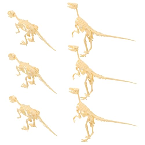 Parliky 6 Stück Teiliges Dinosaurier Fossil Modell aus Robustem Kunststoff DIY Skelett Bausatz für Ab Jahren Pädagogisches Archäologie Wissenschaft und Kreativität Parliky 6 Stück Teiliges Dinosaurier Fossil Modell aus Robustem Kunststoff DIY Skelett Bausatz für Ab Jahren Pädagogisches Archäologie Wissenschaft und Kreativität von Parliky