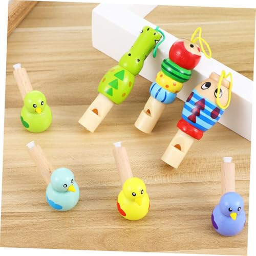 Parliky 6 Stück Teiliges Holzpfeifen mit Niedlichen Cartoon tiermotiven Kreative Musikinstrumente Leichte Party Accessoires für Jungen und Mädchen Fördert Musikalisches Interesse und Parliky 6 Stück Teiliges Holzpfeifen mit Niedlichen Cartoon tiermotiven Kreative Musikinstrumente Leichte Party Accessoires für Jungen und Mädchen Fördert Musikalisches Interesse und von Parliky