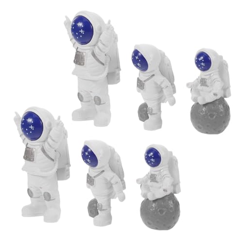 Parliky 6 Stück Teiliges Mini Astronauten aus Resin Detailreiche Weltraum Kuchen Schreibtischdeko Lebendige Raumfahrer Figuren für Kindergeburtstag und Outer Space Party Parliky 6 Stück Teiliges Mini Astronauten aus Resin Detailreiche Weltraum Kuchen Schreibtischdeko Lebendige Raumfahrer Figuren für Kindergeburtstag und Outer Space Party von Parliky