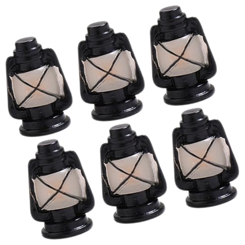 Parliky 6 Stück Teiliges Miniatur Laternen Stabilem Resin Realistische Mini lampen für Puppenhaus Dekoration Vielseitig Einsetzbar als Tischdeko und DIY zubehör Kleine Parliky 6 Stück Teiliges Miniatur Laternen Stabilem Resin Realistische Mini lampen für Puppenhaus Dekoration Vielseitig Einsetzbar als Tischdeko und DIY zubehör Kleine von Parliky