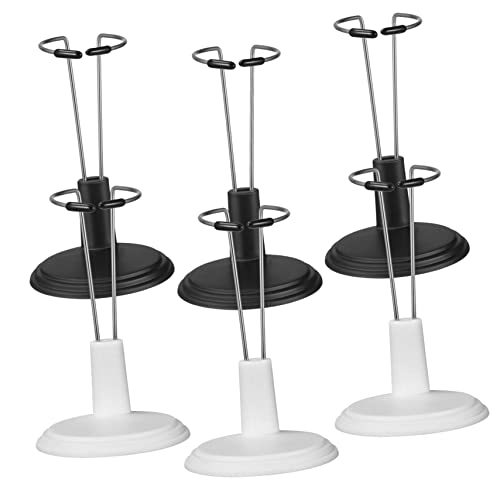 Parliky 6 Stück Teiliges Puppenständer Verstellbare Doll Support Racks Faltbare Halter für Actionfiguren und Sammlerstücke Praktische Aufbewahrung und Präsentation für Zuhause und Laden von Parliky