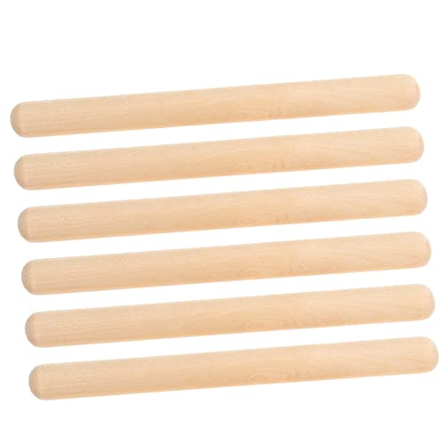 Parliky 6 Stück Teiliges Set Rhythmusstäbe aus Ahornholz Tragbares Percussion Musikinstrument Musikalischer Fähigkeiten Fördert Rhythmusgefühl und Beidhändige Koordination bei Kindern Parliky 6 Stück Teiliges Set Rhythmusstäbe aus Ahornholz Tragbares Percussion Musikinstrument Musikalischer Fähigkeiten Fördert Rhythmusgefühl und Beidhändige Koordination bei Kindern von Parliky