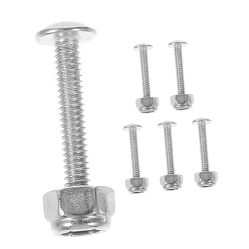 Parliky 6 Stück Teiliges Tischfußball Ersatzteile Schrauben und Muttern für Große Kickerfiguren aus Robustem Einfache Wartung und Reinigung Kompatibel mit Fußballtisch Zubehör von Parliky