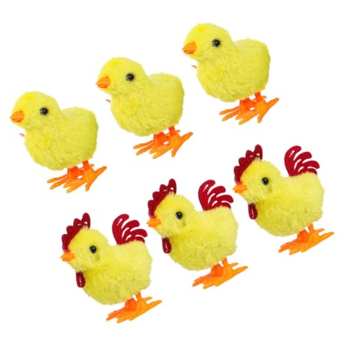 Parliky 6pcs Aufziehen Plüschkükenspielzeug Kleines Tierspielzeug Halloween Liefert Neuheit Toys Party Bevorzugt Hühner-tierspielzeug Für Kinder Osterntierspielzeug Parliky 6pcs Aufziehen Plüschkükenspielzeug Kleines Tierspielzeug Halloween Liefert Neuheit Toys Party Bevorzugt Hühner-tierspielzeug Für Kinder Osterntierspielzeug von Parliky