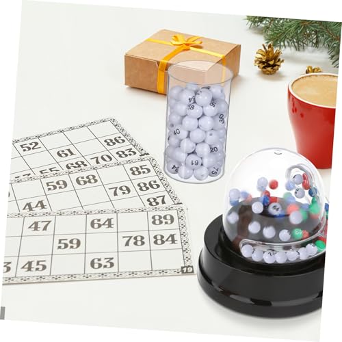 Parliky 75 Stück Teiliges Kunststoff Nummerierte Raffle Kugeln für Party Spiele Aktivitäten Tombola Zubehör für Gewinnspiele und Unterhaltung von Parliky