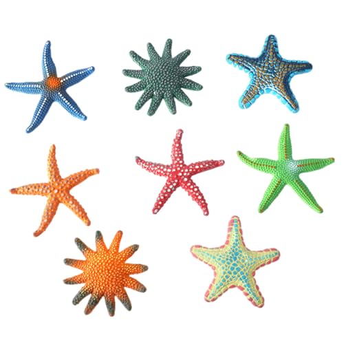 Parliky 8 Stück Teiliges Bunter Meerestier-Figuren aus Sicherem Material Realistische Seesterne für Schwimmbecken Unterwasser-deko und Tauchspielzeug für Pool Strandspaß Parliky 8 Stück Teiliges Bunter Meerestier-Figuren aus Sicherem Material Realistische Seesterne für Schwimmbecken Unterwasser-deko und Tauchspielzeug für Pool Strandspaß von Parliky