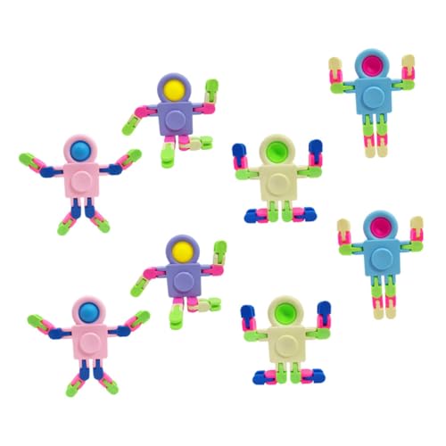 Parliky 8 Stück Teiliges DIY Roboter Fidget Abnehmbar Bunte Farben Gyroskop Stressabbau Verbessert Hand Auge koordination Tragbar für Party Goodie Bags Parliky 8 Stück Teiliges DIY Roboter Fidget Abnehmbar Bunte Farben Gyroskop Stressabbau Verbessert Hand Auge koordination Tragbar für Party Goodie Bags von Parliky