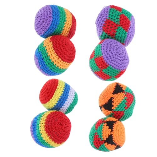 Parliky 8 Stück Teiliges Kleine Bunte Weiche Fußsäcke Gehäkelte Gestrickte Jonglierbälle Vielseitige Bean Bags für Erwachsene Anfänger Indoor Outdoor-spielspaß Parliky 8 Stück Teiliges Kleine Bunte Weiche Fußsäcke Gehäkelte Gestrickte Jonglierbälle Vielseitige Bean Bags für Erwachsene Anfänger Indoor Outdoor-spielspaß von Parliky