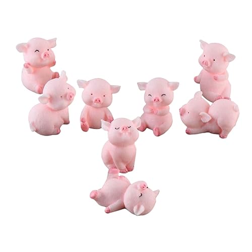 Parliky 8 Stück Teiliges Kleine Schwein Figuren aus Harz Dekorative Miniatur Schweinchen für Bonsai Garten Tisch und Auto Umweltfreundlich Einzigartig Geformt Vielseitig Einsetzbar und Parliky 8 Stück Teiliges Kleine Schwein Figuren aus Harz Dekorative Miniatur Schweinchen für Bonsai Garten Tisch und Auto Umweltfreundlich Einzigartig Geformt Vielseitig Einsetzbar und von Parliky