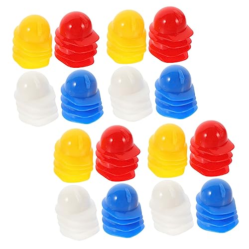 Parliky 80 Stück Teiliges Mini Bauhelme aus Robustem Kunststoff Kleine Sicherheitshelme als Dekoration für Kuchen Puppen und Partys Buntes Mix in Rot Blau Gelb und Weiß Vielseitig Parliky 80 Stück Teiliges Mini Bauhelme aus Robustem Kunststoff Kleine Sicherheitshelme als Dekoration für Kuchen Puppen und Partys Buntes Mix in Rot Blau Gelb und Weiß Vielseitig von Parliky