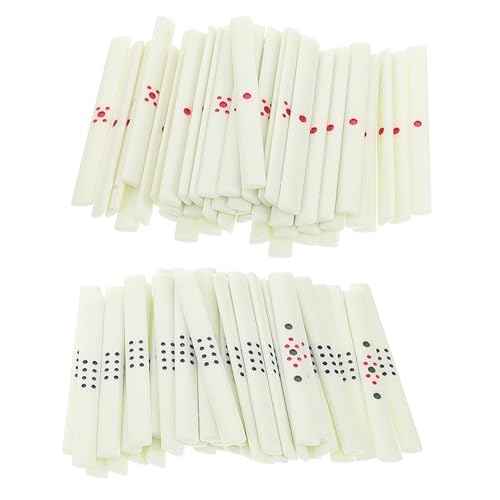 Parliky 88 Stück Teiliges Chinesische Mahjong Punkt und Wettstäbe Präzise Scoring Sticks aus Robustem Material für Spielrunden und Wettbewerbe im Mahjong Spielzimmer Geeignet von Parliky