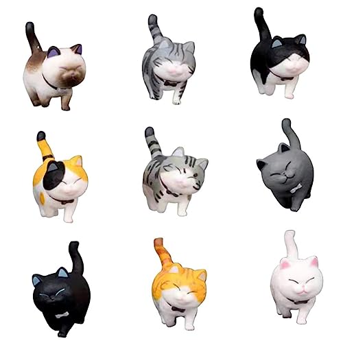 Parliky 9Stücke Teiliges Kätzchen Figuren Mini Katzen Modelle Hochwertigem Niedliche Dekoration für Katzenliebhaber und Langlebige Figuren Parliky 9Stücke Teiliges Kätzchen Figuren Mini Katzen Modelle Hochwertigem Niedliche Dekoration für Katzenliebhaber und Langlebige Figuren von Parliky