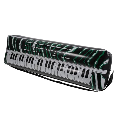 Parliky Aufblasbares Elektronisches Keyboard PVC Robustes Musikspielzeug für Sommerpartys Bühnenrequisiten Wiederverwendbar Sicher für Musikfans von Parliky