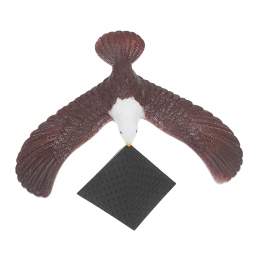 Parliky Balance Adler Desktop Ornament Ausbalanciertes Vogelspielzeug Kleines Schwerkraft Balance Modell Stilvolle Tischdekoration für Büro Wohnzimmer Geschenkidee für Stressabbau und von Parliky