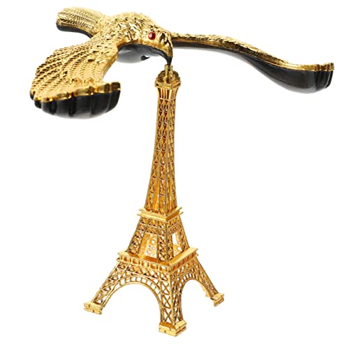 Parliky Balance Eagle Modell aus Zinklegierung Balancierender Vogel mit Stabiler Struktur Dekoratives Desktop Ornament für Wohnzimmer Büro Vielseitige Hausdekoration Geschenkidee von Parliky