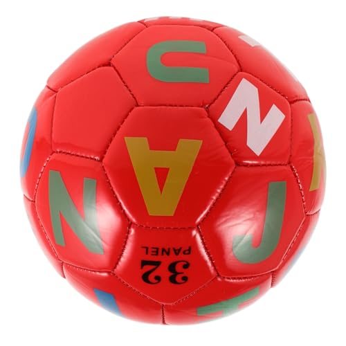Parliky Buntes Lernspielzeug Fußball für Kleinkinder Weicher Aufblasbarer Ball mit Alphabet und Farben für Frühe Bildung Sicher und Langlebig für Drinnen und Draußen von Parliky