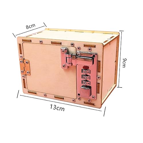 Parliky DIY Mechanischer Passwort Box Bausatz für Wissenschaftliches Experiment Lernspielzeug Kreatives Technik zur Praktischer Fähigkeiten und Gehirntraining von Parliky