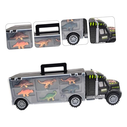 Parliky Dinosaurier LKW mit Miniatur Dinosauriern Stabiler Transportanhänger Abnehmbarer Koffer Pädagogisches Set für Jungen und Mädchen Fantasievolles für Geburtstage und Schule Parliky Dinosaurier LKW mit Miniatur Dinosauriern Stabiler Transportanhänger Abnehmbarer Koffer Pädagogisches Set für Jungen und Mädchen Fantasievolles für Geburtstage und Schule von Parliky