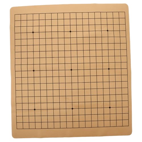 Parliky Doppelseitiges Faltbares Schachbrett aus PU Leder Leichtes Chinesisches Xiangqi und Go Spielbrett Tragbare Schachmatte für Schüler und Erwachsene Stilvolles Glattes Design von Parliky