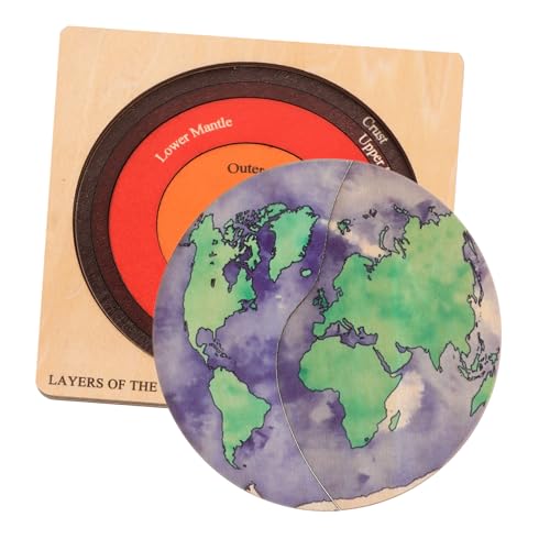 Parliky Erdschichten Puzzle Holzset für DIY Lernspielzeug zur Geografie Pädagogisches Erdkugel Modell Fördert Kognitive Entwicklung und Verständnis der Erdstruktur Sicher und Einfach Parliky Erdschichten Puzzle Holzset für DIY Lernspielzeug zur Geografie Pädagogisches Erdkugel Modell Fördert Kognitive Entwicklung und Verständnis der Erdstruktur Sicher und Einfach von Parliky