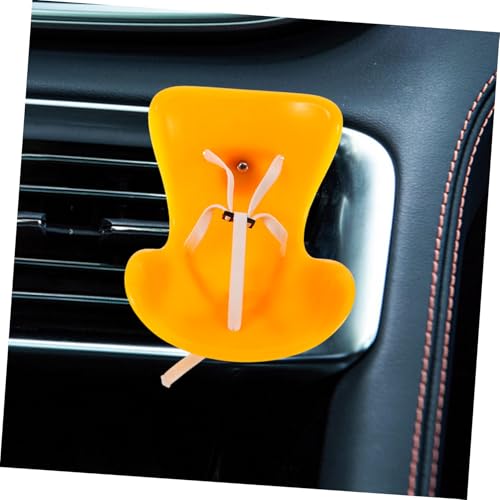 Parliky Gelber Puppen kindersitz aus Robustem Material Miniatur Autositz Modell für Puppentransport Dekorativer Puppenträger für Mädchen Wiederverwendbar und Langlebig Wohnaccessoire von Parliky