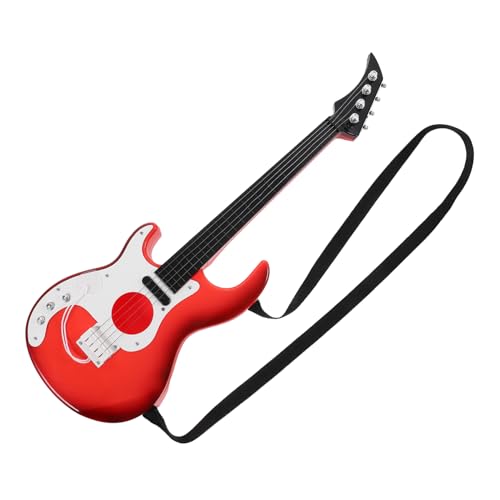 Parliky Gitarrenspielzeug Simulation mit Realistischen Saiten Pädagogisches Musikspielzeug für Anfänger Buntes Lerninstrument zur Musikalischer Fähigkeiten für Junge Mädchen von Parliky