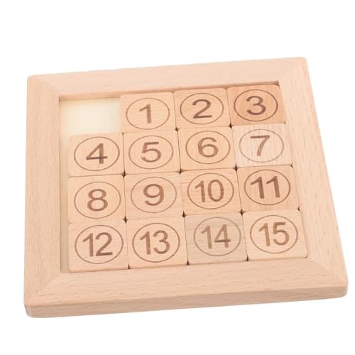 Parliky Hölzernes Schiebepuzzle Zahlen Lernspielzeug für Glatte Oberfläche Fördert Hand Auge Koordination und Intelligenzentwicklung Lernspiel für Vorschulkinder und Zuhause Parliky Hölzernes Schiebepuzzle Zahlen Lernspielzeug für Glatte Oberfläche Fördert Hand Auge Koordination und Intelligenzentwicklung Lernspiel für Vorschulkinder und Zuhause von Parliky