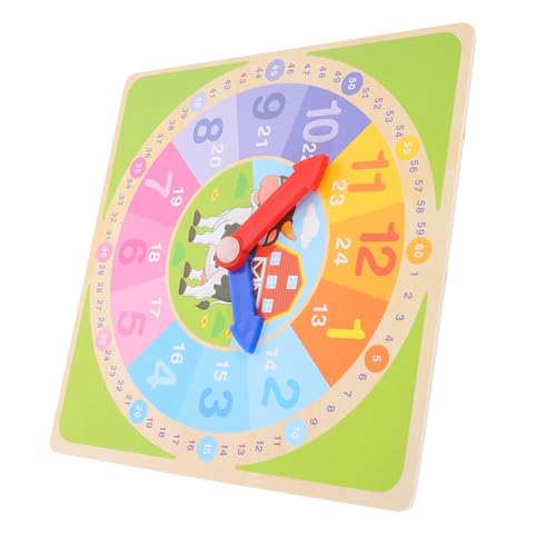 Parliky Holz Lernuhr für Pädagogisches Lernspielzeug zur Zahlenkenntnis Fördert Kreativität Hand Auge koordination und Logisches Denken Nachhaltiges Lernmodell aus Sicherem Holz Parliky Holz Lernuhr für Pädagogisches Lernspielzeug zur Zahlenkenntnis Fördert Kreativität Hand Auge koordination und Logisches Denken Nachhaltiges Lernmodell aus Sicherem Holz von Parliky