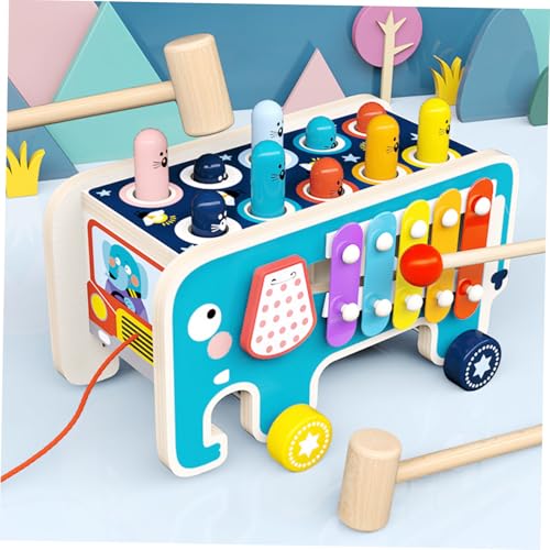 Parliky Holzklopfspieltier mit Hammer Buntes Pädagogisches Schlagspielzeug für Fördert Feinmotorik Farberkennung und Hand Auge koordination Robustes Lernspielzeug Ab Jahr Parliky Holzklopfspieltier mit Hammer Buntes Pädagogisches Schlagspielzeug für Fördert Feinmotorik Farberkennung und Hand Auge koordination Robustes Lernspielzeug Ab Jahr von Parliky